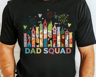 Papà Squad Png, Festa del papà png, maglietta papà topo, regalo per papà png, maglietta papà in formato SVG, vacanze in famiglia, coordinato familiare, miglior papà topo