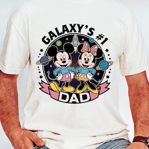 Galaxy&#39;s #1 Dad Png, Father&#39;s Day Png, Mouse Dad Shirt, Gift For Dad Png, Dad Shirt Svg, Family Vacation, Family Matching, Best Mouse Dad