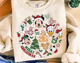 Retro Christmas Mouse Png, Merry Christmas Png, Micey Mouse Png, Cartoon Movie Png, Christmas Png, Holiday Png, Happy Christmas png