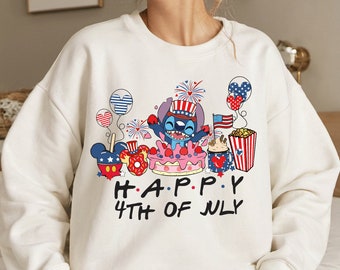 Glücklicher 4. Juli Blauer Außerirdischer PNG, Blaue Cartoon-Sublimation, 4. Juli Blaue Karikatur, Vierter Juli T-Shirt Design, USA Sublimation, patriotisch