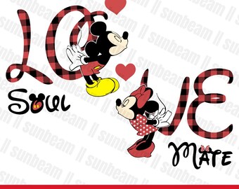 Micey Mini soulmate valentines PNG, Mouse couple valentine Png, Valentine's Day, Valentines Png, Valentines Couple Shirt, Mouse And Friends