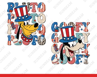 Micey Mouse 4. Juli PNG, mikey Sublimation, 4. Juli Maus und Freunde, Fourth of Jully T-Shirt Design, USA Sublimation Download, Patriotisch