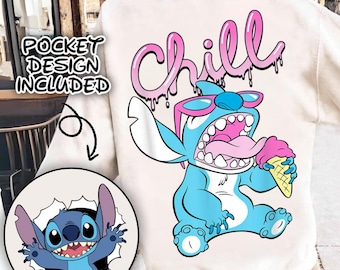 Blue alien stich Chill Png, Blue alien tsirt png, Layered Designs, Stich Png, Stitcth Couple, Stich Tshirt , blue alien