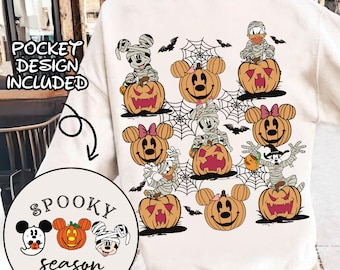 Retro Mouse Spooky Season Png, Trendy Micey Mouse Halloween PNG, Trick Or Treat PNG, Halloween Png, Spooky Season Png, Halloween Pumpkin