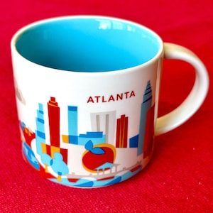 Starbucks mug- ATLANTA You are here collection- Brand New 14 oz