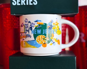 Starbucks mug- NEW JERSEY Discovery Series Collection- Brand New 14 oz