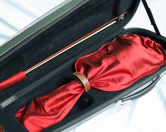 Handmade Silk Violin Bag | Deep Garnet Red | Ultimate protection for your instrument