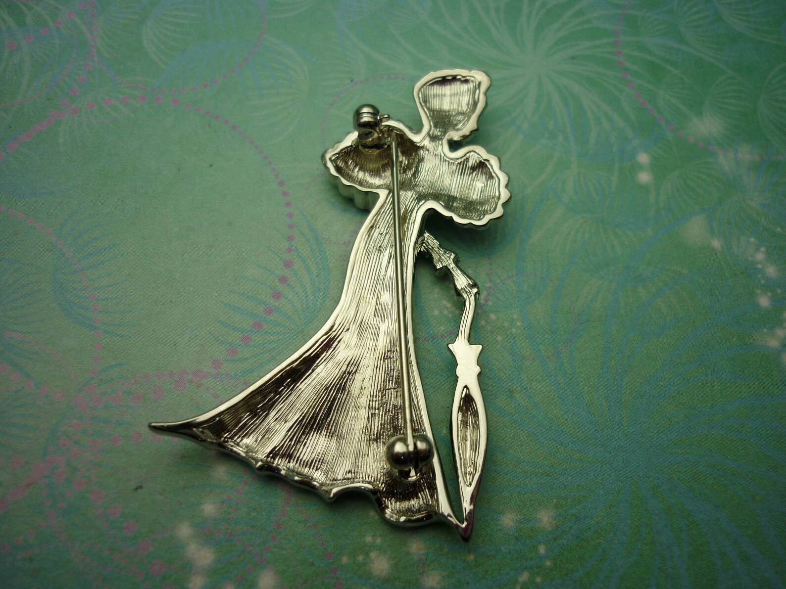 Vintage Lady Brooch Vintage Brooch CZ Crystals Unique Etsy