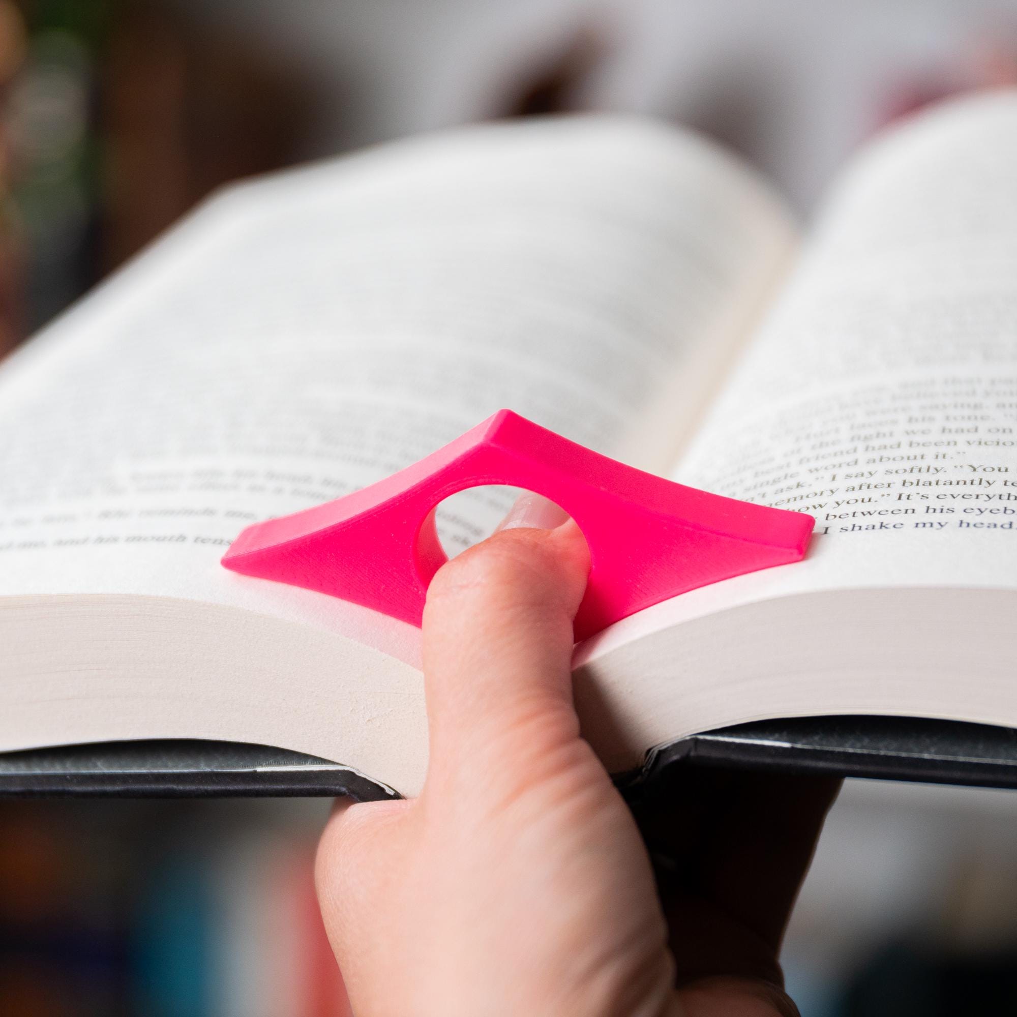 3D Printed Book Page Holder: Hands-free Reading Aid, Bookish Gift