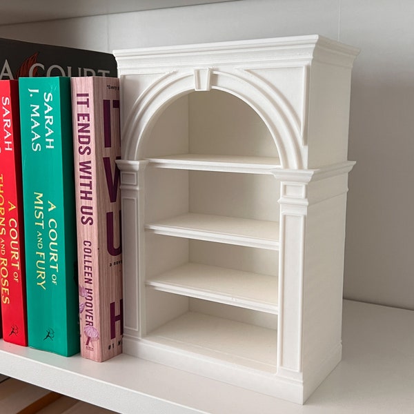 BOOKSHELF BOOKENDS | Book Swag | Library | Bookish Gift | Reading | 3D Printed