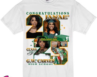 Camiseta de graduación personalizada / Regalos de graduación / Camiseta de la promoción de 2026 / Graduación de último año 2026 / Graduación con foto / Jardín de infancia / Universidad