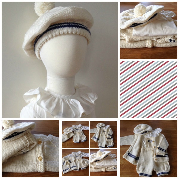 Little sailor hat- knittingpattern