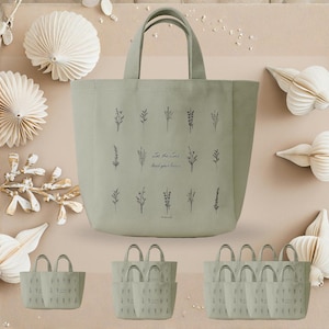 Let the Lord Lead Your Heart Small Canvas Tote Bag – Grace-Rooted