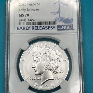 2023 Peace Dollar Early Release NGC MS70