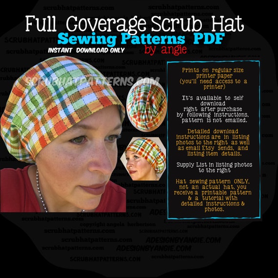 Scrub Hat Pattern Cheaper Than Retail Price Buy Clothing Accessories And Lifestyle Products For Women Men