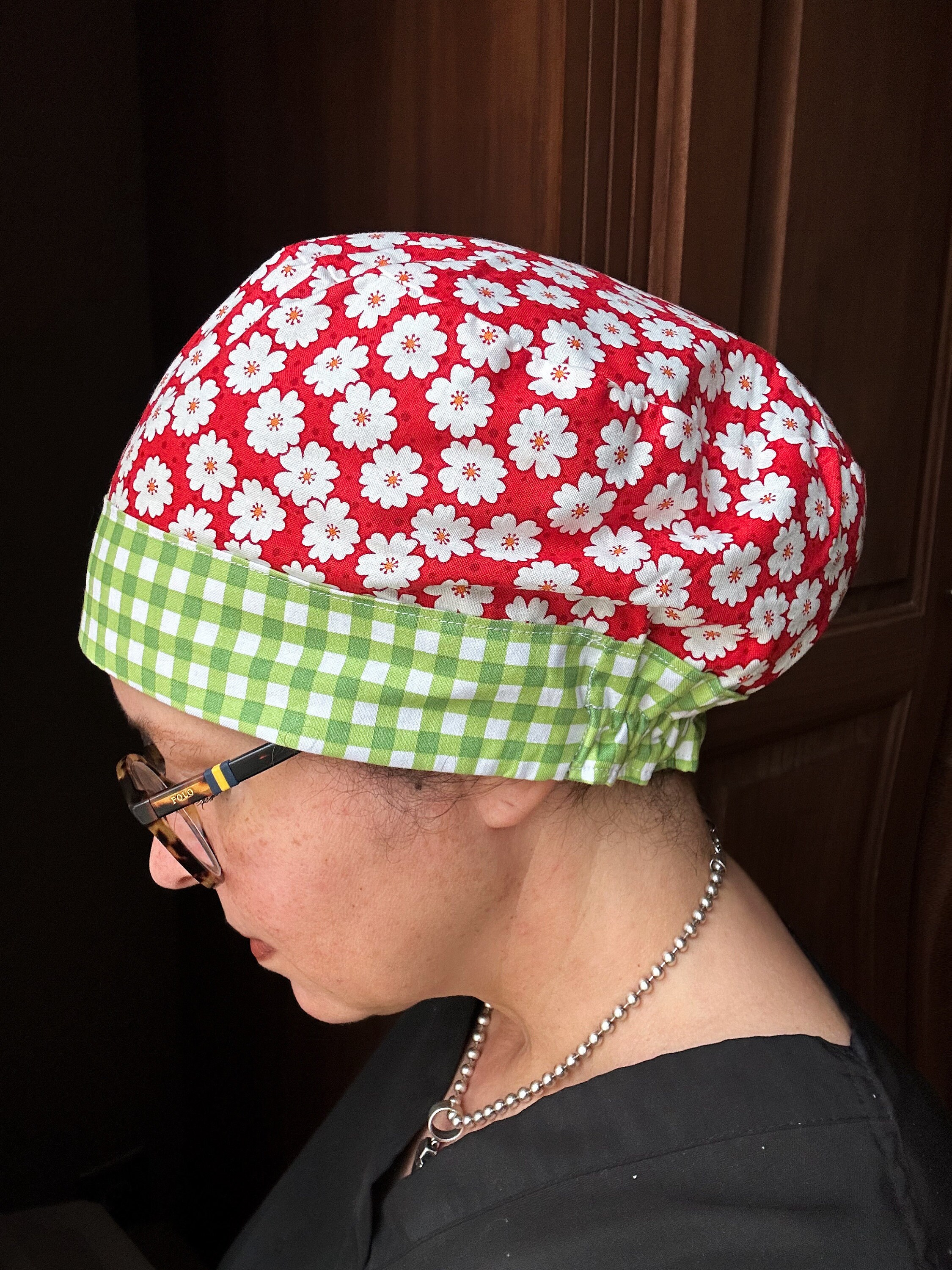 Surgical Scrub Cap Sewing Pattern Tutorial Pixie Hat W
