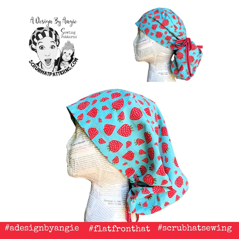 ponytail scrub cap sewing pattern