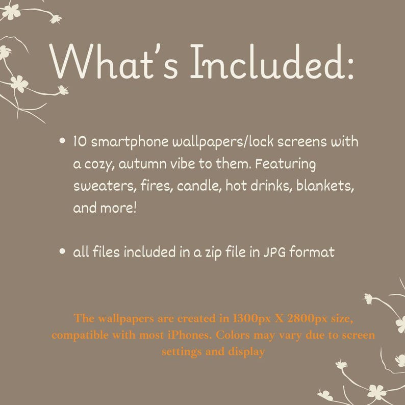 Cozy Autumn Phone Background, Autumn Vibes, Cozy Vibes, Phone Lock