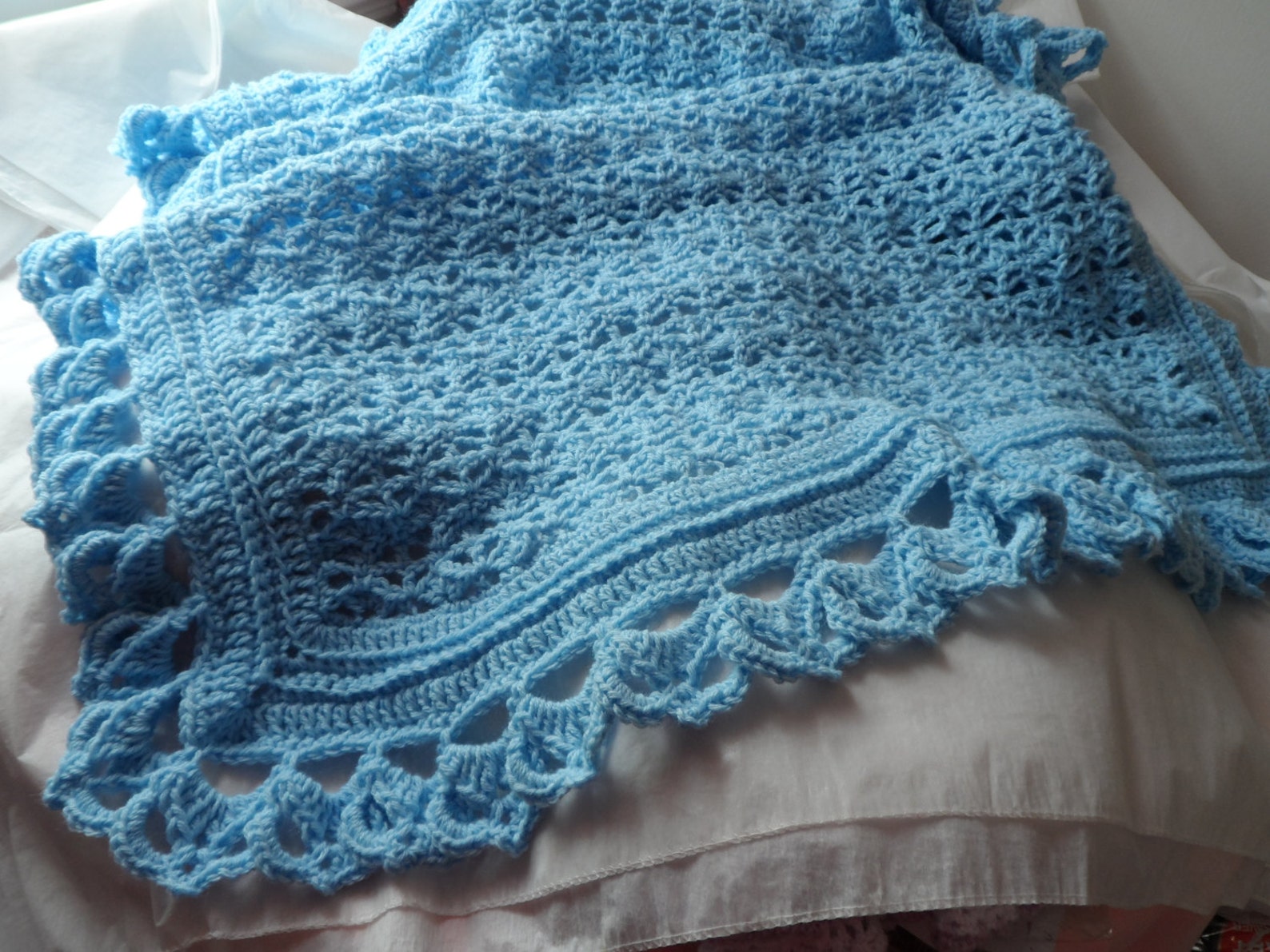 Baby Blanket.crochet.made in U.s.a.pound of Love.baby Etsy Australia