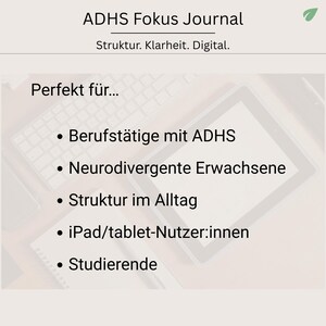 ADHD Focus Journal: Digital Planner for Goodnotes - Clarity & Structure (PDF) image 4