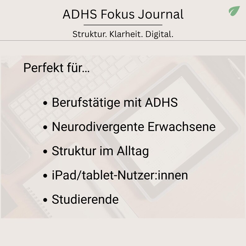 ADHD Focus Journal: Digital Planner for Goodnotes - Clarity & Structure (PDF) image 4