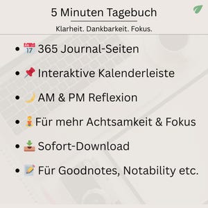 pdf-bestand met dankbaarheidsdagboek van 5 minuten: dagelijkse mindfulness-reflectie (digitale download van GoodNotes-sjabloon) afbeelding 3