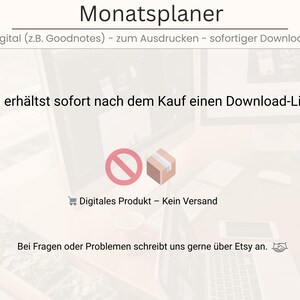 Minimalist Monthly Planner Printable: To-Do List & Daily Overview (PDF Download) image 6