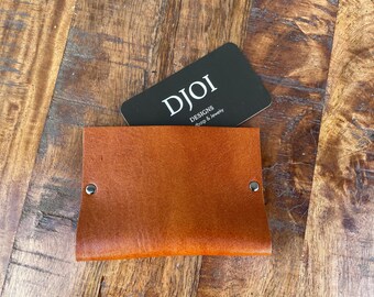 Brown Leather Card Holder