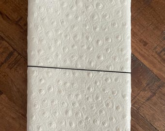 White Leather Journal