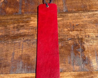 Red Leather Bookmark