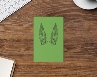 Ferns Greeting Card: Blank Card with Envelope