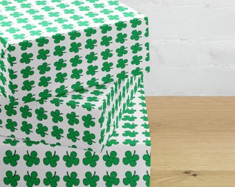 4-Leaf Clover Wrapping Paper Sheets