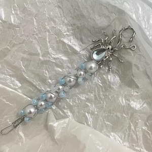 Mermaid Cigarette Holder,Dreamy Blue Spider Cigarette Holder,Elegant Girl Cigarette Holder,Beaded Cigarette Holder,Finger Saver Joint Holder