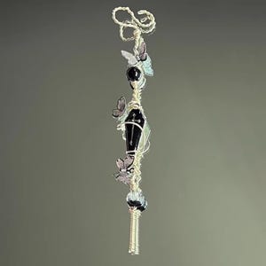 Handmade Butterfly Cigarette Holder, Gothic Silver Butterfly Tobacco Accessories, Creative Women&#39;s Smoke Set