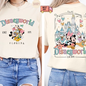 Disneyland Florida T Shirt, Comfort Color Disneyland Est. 1971 Shirt, Disneyworld Trip Shirt, Mickey And Friends Shirt, Mickey Mouse Shirt
