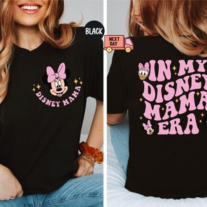 Comfort Colors® In My Disney Mama Era Shirt, Disneyland Family Trip Tee, Minnie Mom Shirt, Girls Disney Shirt, Disney Mom Tee, Mothers Gift image 8