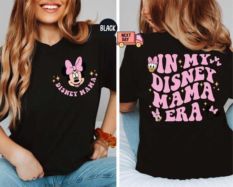 Comfort Colors® In My Disney Mama Era Shirt, Disneyland Family Trip Tee, Minnie Mom Shirt, Girls Disney Shirt, Disney Mom Tee, Mothers Gift image 8
