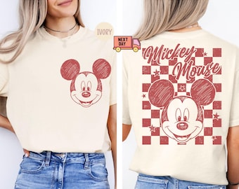 Comfort Colors® Retro Mickey & Co 1928 Shirt, Disneyland Handdrawn Tee, Daisy Donald Goofy, Mickey and Friends Family Shirt, Disney Gift