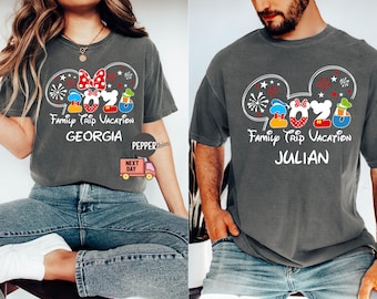 Comfort Colors® Disneyland Family Vacation 2026 Shirt, Custom Disney Family Shirt, Disney Family Trip Shirt, Disney Family Matching Shirt