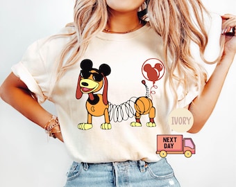 Comfort Colors Slinky Dog Shirt,Toy Story Shirt,Disney Characters Shirt,Mickey Ears Slinky Dog Shirt,Slinky Dog Lover Gift,Dog Lover Family