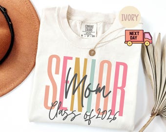 Comfort Colors® Senior Class of 2026 Family Shirts, Gradution Family Matching T-Shirts, Senior Mom Graduation Shirt, Gift for Senior Dad