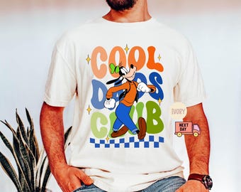 T-shirt Dingo Cool Dads Club Disney Comfort Colors®, chemise WDW Dingo Daddy, chemise Dingo, chemise fête des pères, cadeau pour papa, cadeau papa rigolo