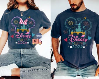 Comfort Colors® Disney Family Trip 2026 Shirts, Disneyland 2026 T-Shirts, Disney Family Matching Shirt, Mickey and Minnie Shirt, Disneyworld