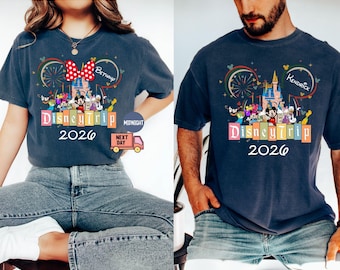 Comfort Colors® Custom Disney Trip 2026 Shirt, Disney Family Vacation Shirt, Disney Family Matching Shirt, Disney World Family Shirt 2026
