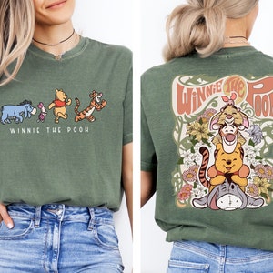 Comfort Color Retro Winnie The Pooh Shirt, Pooh And Friends T-Shirt, Disney Pooh Shirt,Pooh T-Shirt,Pooh Bear And Co Tee,Winnie The Pooh Tee