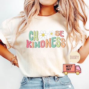 Comfort Colors Gift, Cute Teacher Shirt, Choose Kindness Shirt, Be Kind Teacher Shirt, Back to School Shirt, Elementary School Teacher Shirt