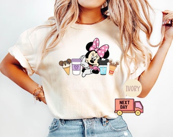 Comfort Color Minnie Mouse Shirts for Women, Disney Minnie T-Shirt, Minnie Shirt, Gifts For Girlfriend, Disney Trip Shirts