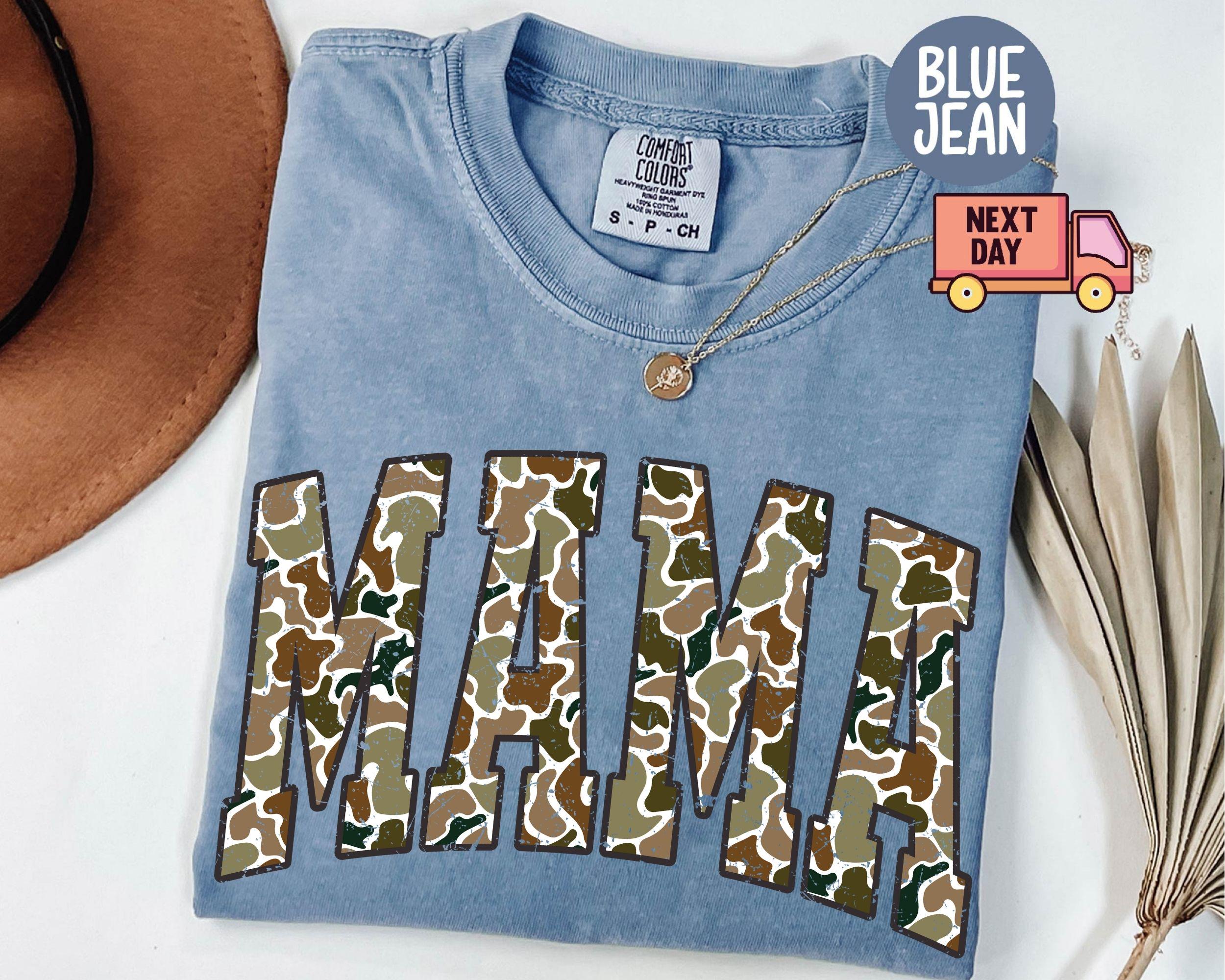 Comfort Colors® Camouflage Mama T-shirt, Camo Mama Shirt, Mother's