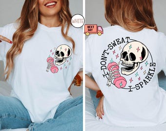 Comfort Colors Funny Skeleton Pump Cover Shirt,Funny Gifts for Gym Lovers,Workout Shirt,Funny Weightlifting Tee,Gift Weightlifter,Muscle Mom