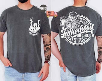 Comfort Colors® Fatherhood Shirt, Funny Skeleton Dad Shirt,First Time Dad Shirt,Retro Fathers Day Shirt,Gift for Husband,Cool Dad Club Shirt